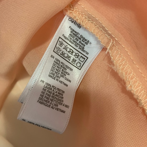 3 for $15 Forever 21 Baby Pink Sheer Blouse - Picture 6 of 6